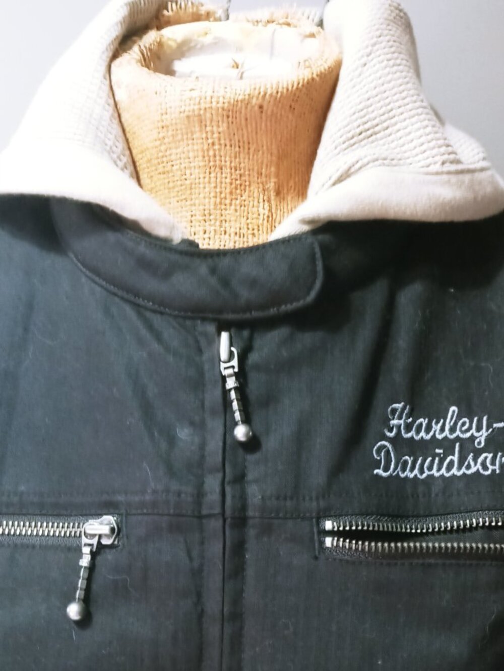 Harley-Davidson 3 in 1 Cotton HORIZON Jacket w Hoodie Vest Liner 98416-08VW